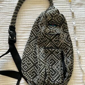 Kavu Black and White Crossbody Bag